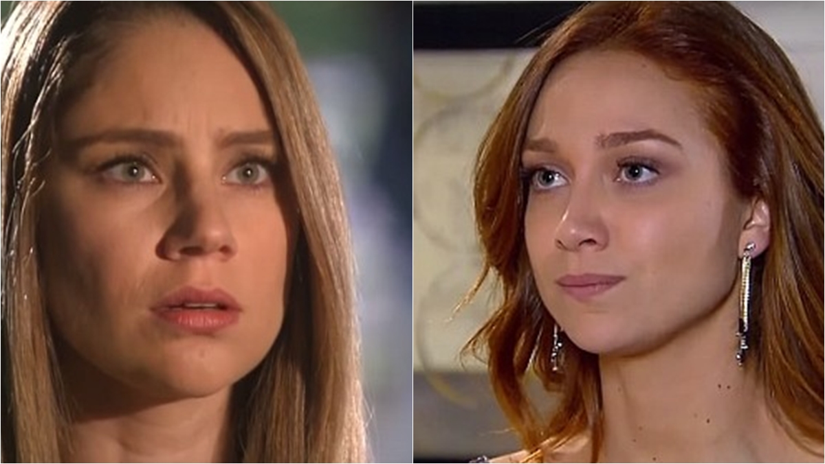 Rebeca fica frente a frente com Regina, a sequestradora de suas filhas (Reprodução: SBT)