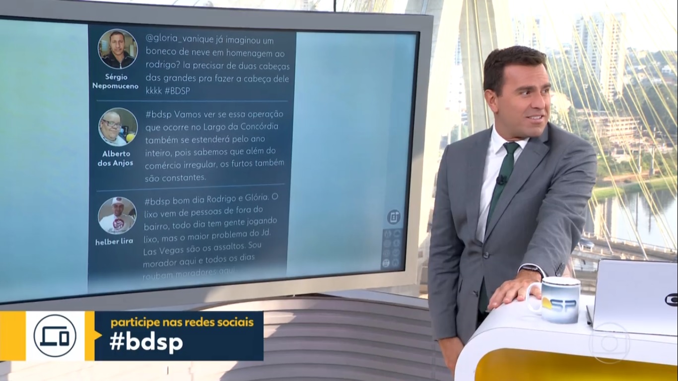 Rodrigo Bocardi no Bom Dia SP