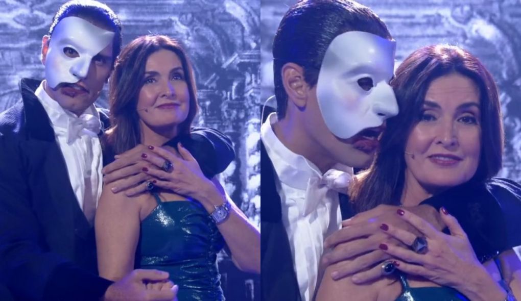 Thiago Arancam e Fátima Bernardes no Encontro