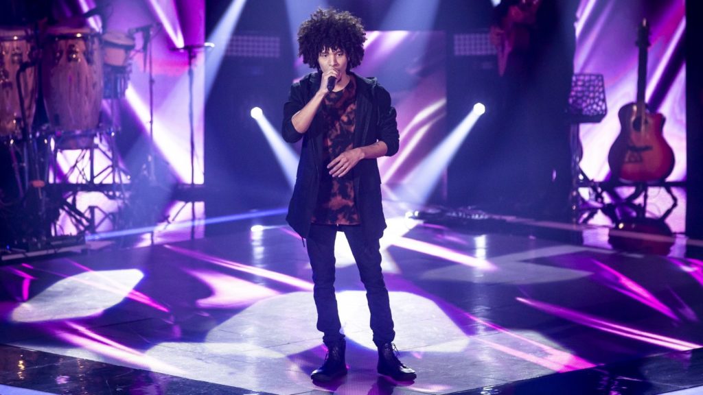 Willian Kessley no palco do programa