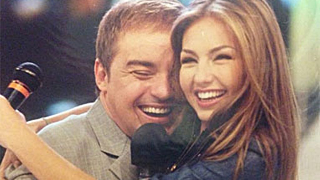 Gugu relembrou momentos com Thalía (Reprodução: SBT)