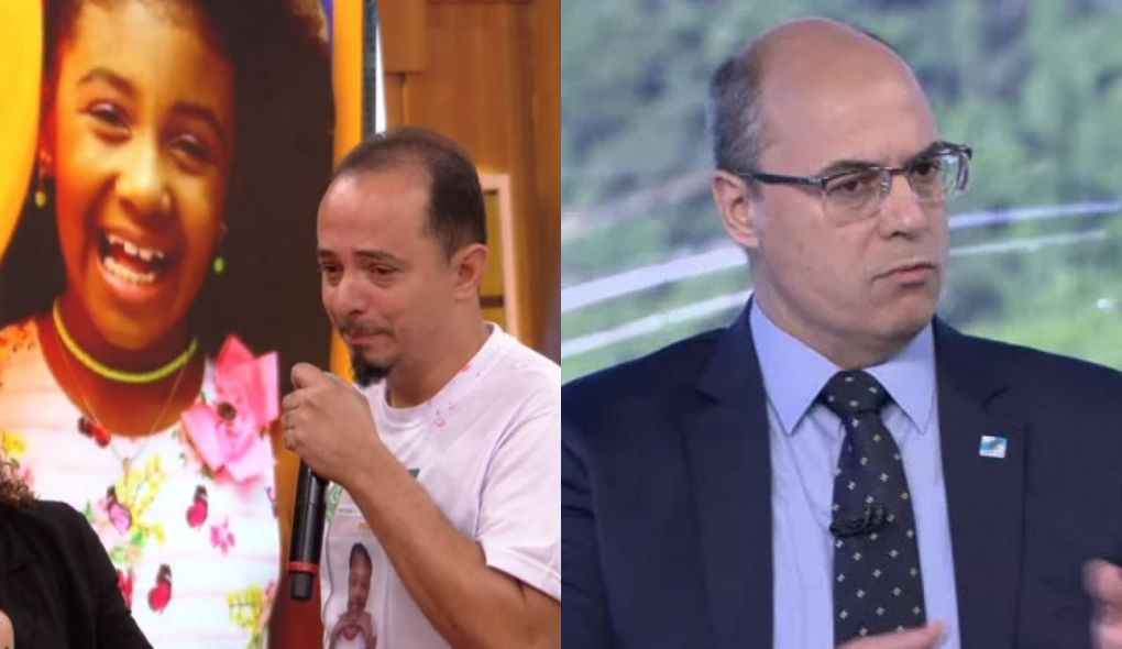 Adegilson Felix, pai de Ágatha, fez pedido para Wilson Witzel, governador do Rio de Janeiro, no Encontro