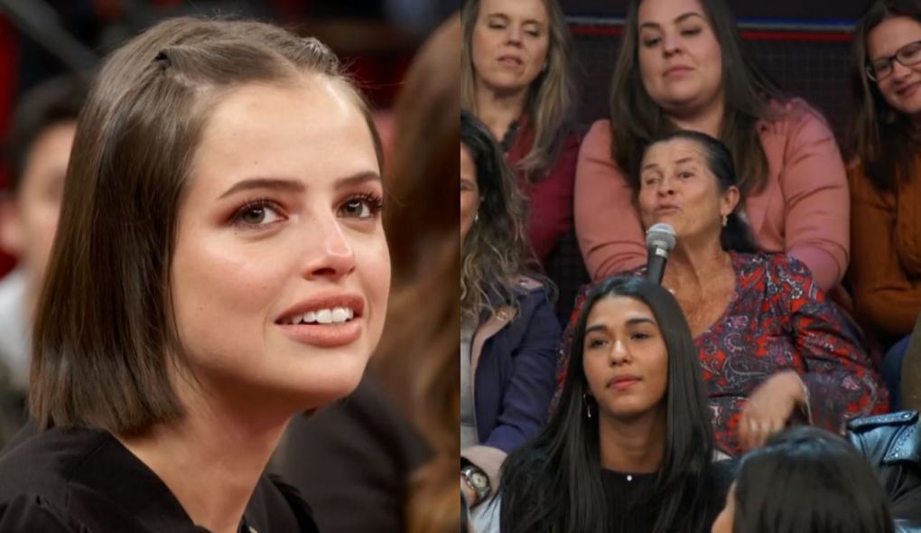 Agatha Moreira, a Josiane de A Dona do Pedaço, no Altas Horas