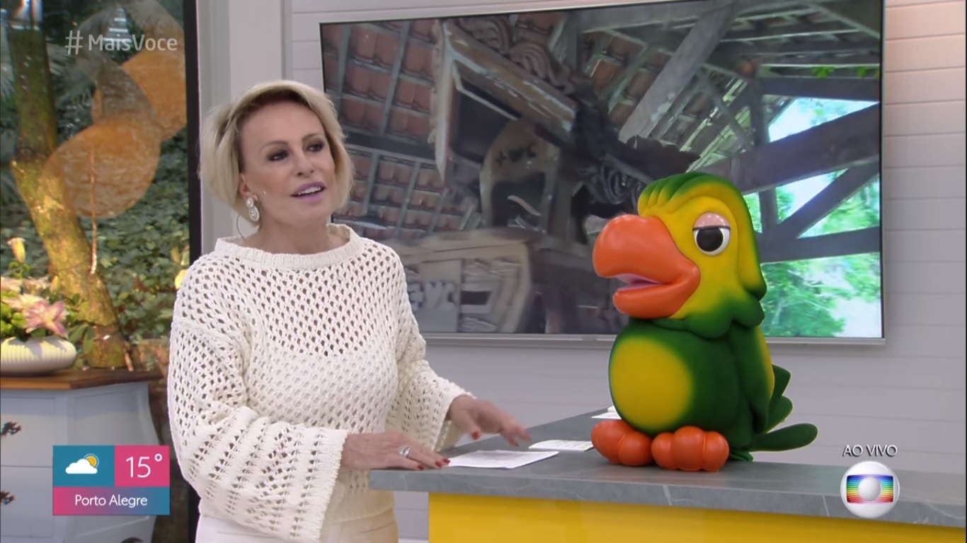 Ana Maria Braga e Louro José no Mais Você