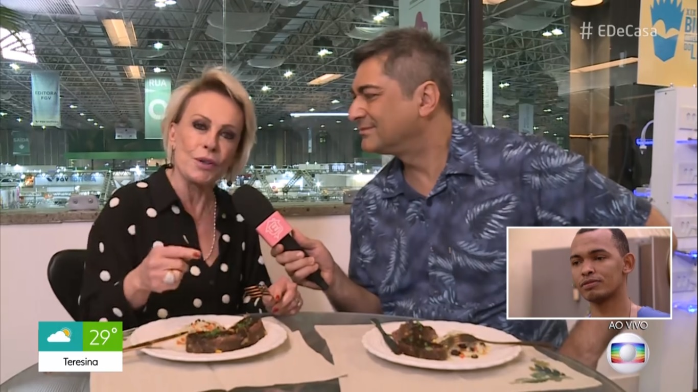 Ana Maria Braga surpreendeu fã no É de Casa