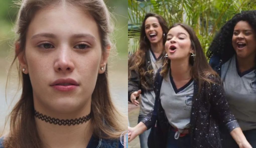 Anjinha (Caroline Dallarosa) e Nanda (Gabriella Mustafá) de Malhação - Toda Forma de Amar