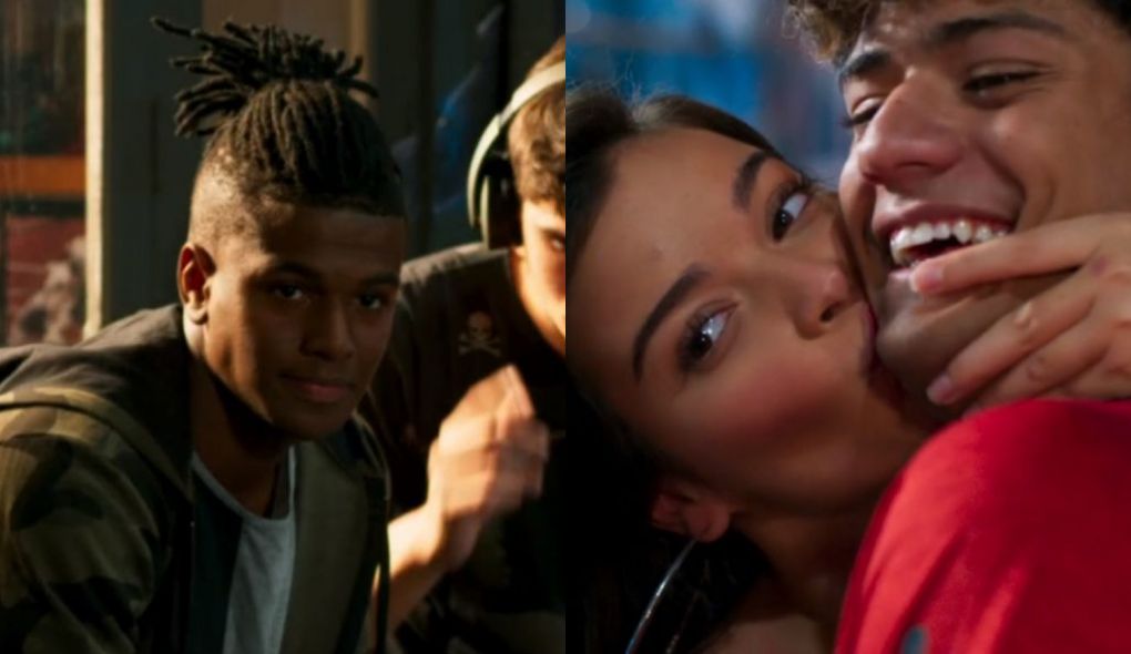 Camelo (Ronald Sotto), Nanda (Gabriella Mustafá) e Cleber (Gabriel Santana) de Malhação - Toda Forma de Amar