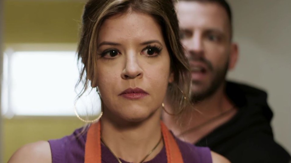 Carla (Mariana Santos) e Madureira (Henri Castelli) de Malhação - Toda Forma de Amar