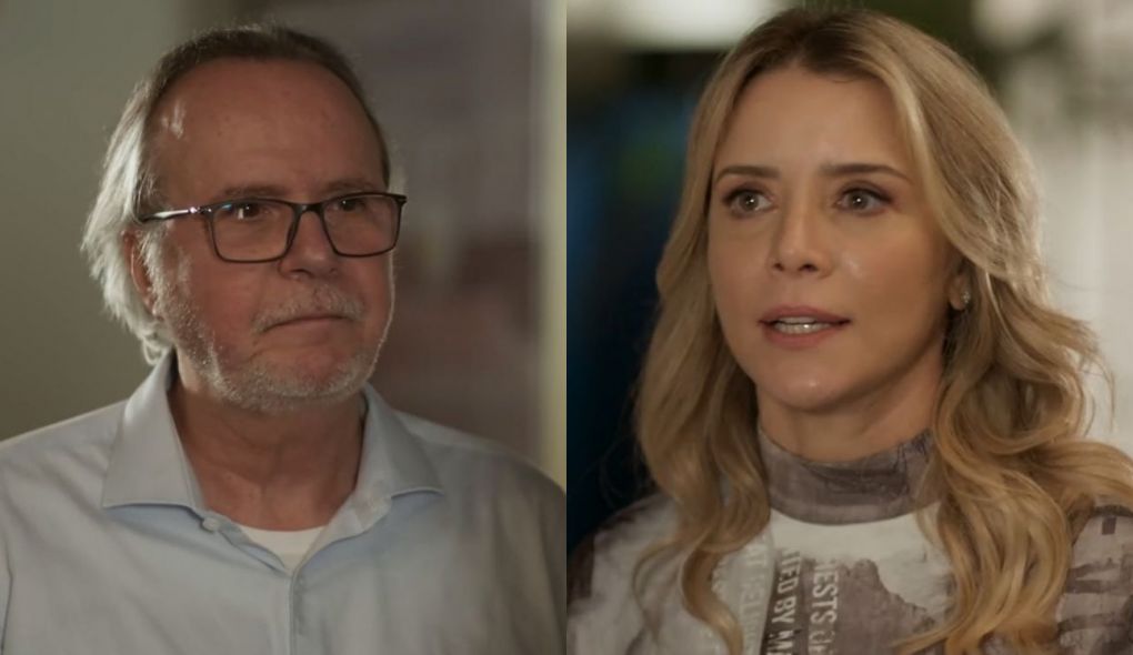 César (Tato Gabus Mendes) e Karina (Christine Fernandes) de Malhação - Toda Forma de Amar