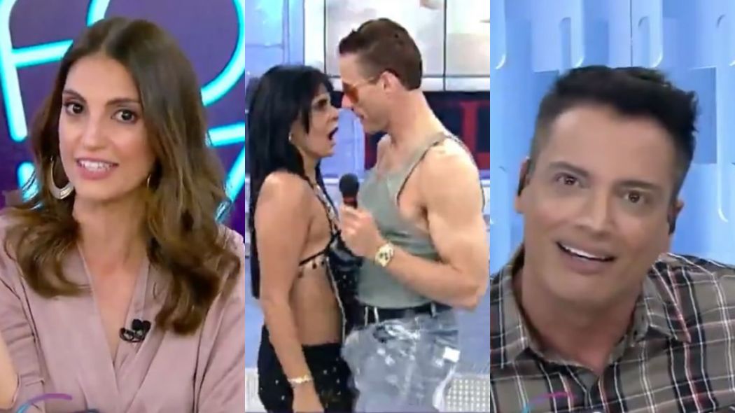 Chris Flores e Leo Dias falaram sobre Gretchen e Van Damme no Fofocalizando