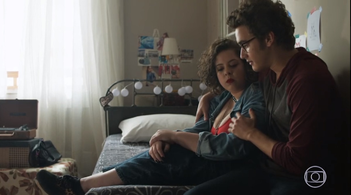 Cibele (Guilhermina Libanio) e Benjamin (Filipe Bragança), de A Dona do Pedaço