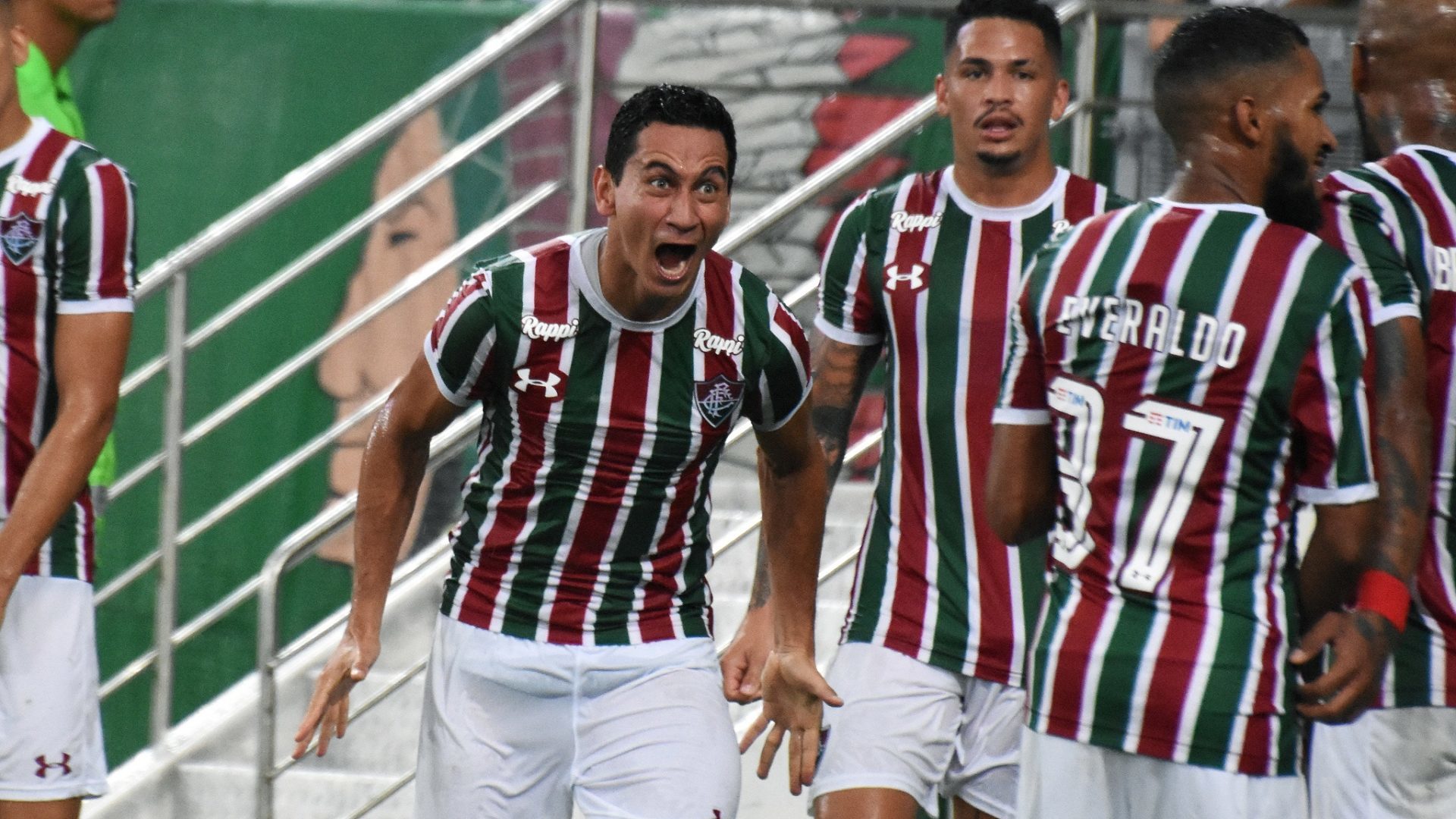 Jogadores do Flu