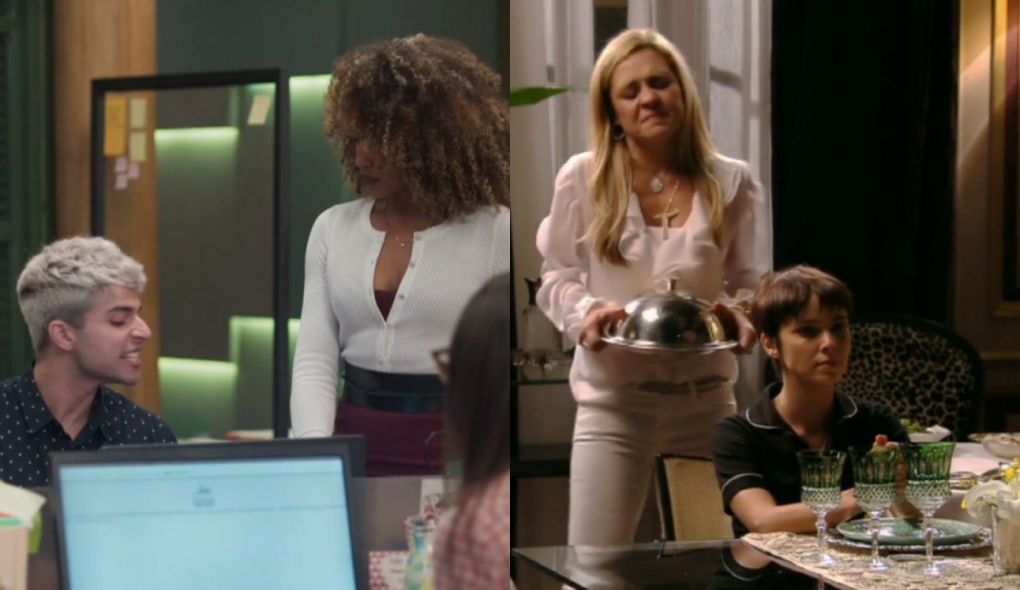 Em Bom Sucesso, William (Diego Montez) repetiu com Gisele (Sheron Menezzes) cena de Avenida Brasil