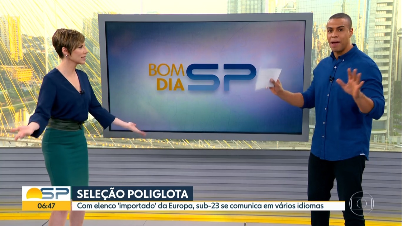Gloria Vanique e Thiago Oliveira no Bom Dia SP