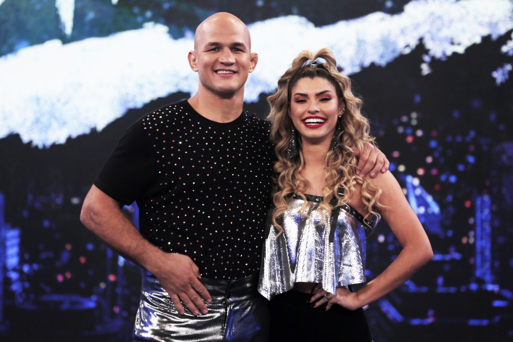 Júnior Cigano e Ana Paula na Dança dos Famosos