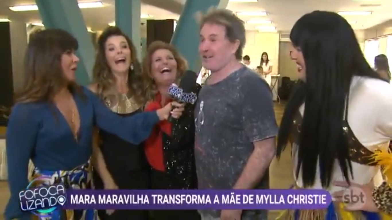 Mara Maravilha em quadro do Fofocalizando