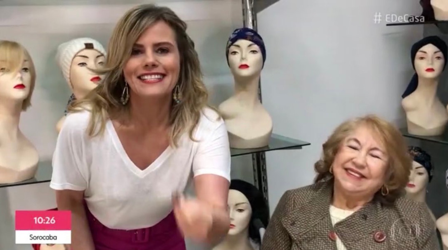 Maria Cândida surge no É de Casa e internautas comentam (Reprodução: Globo)