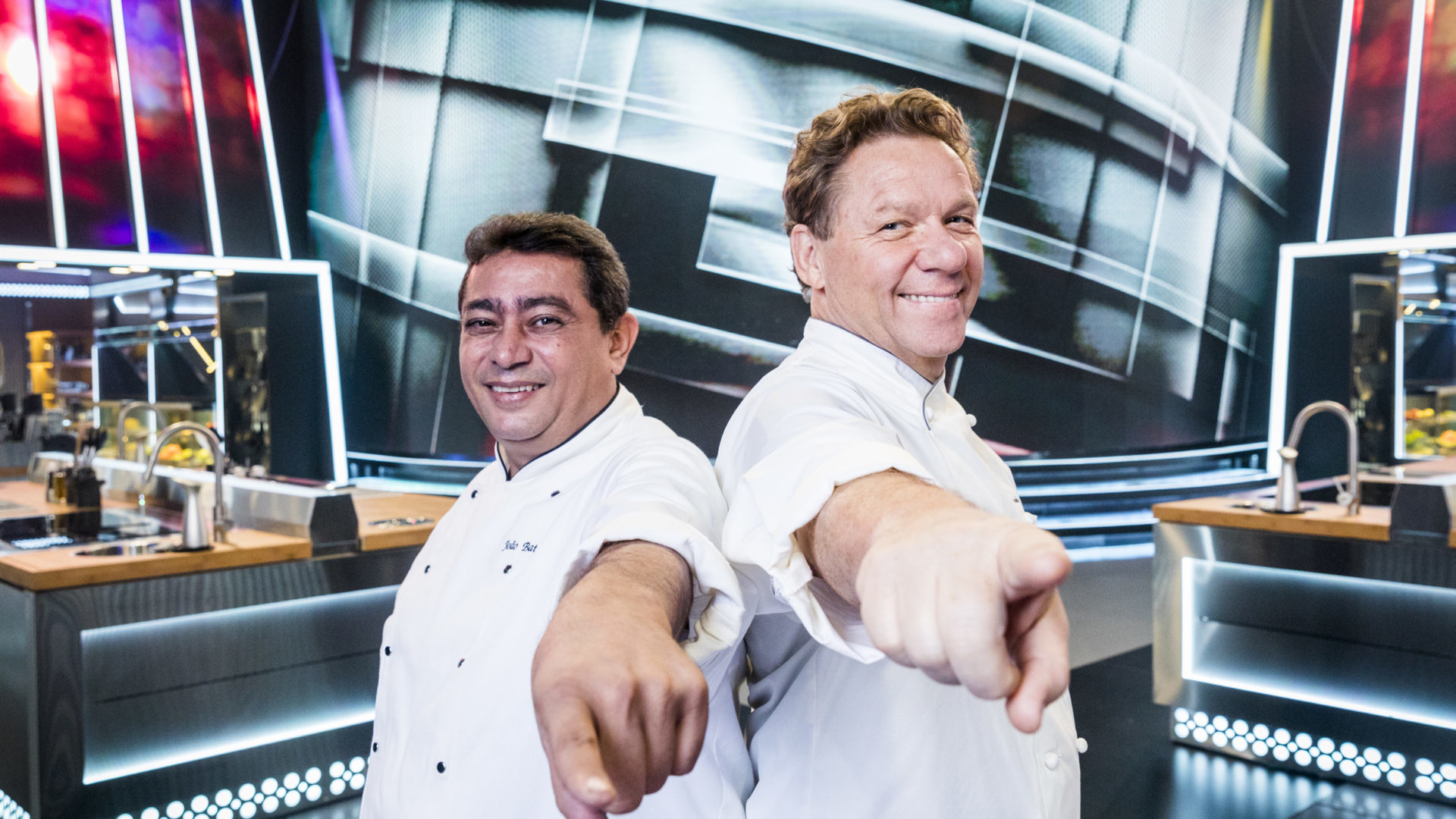 Claude Troisgros e Batista em Mestre do Sabor