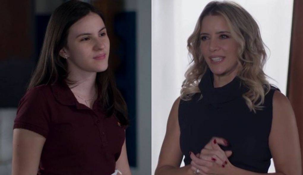 Milena (Giovanna Rispoli) e Karina (Christine Fernandes) de Malhação – Toda Forma de Amar