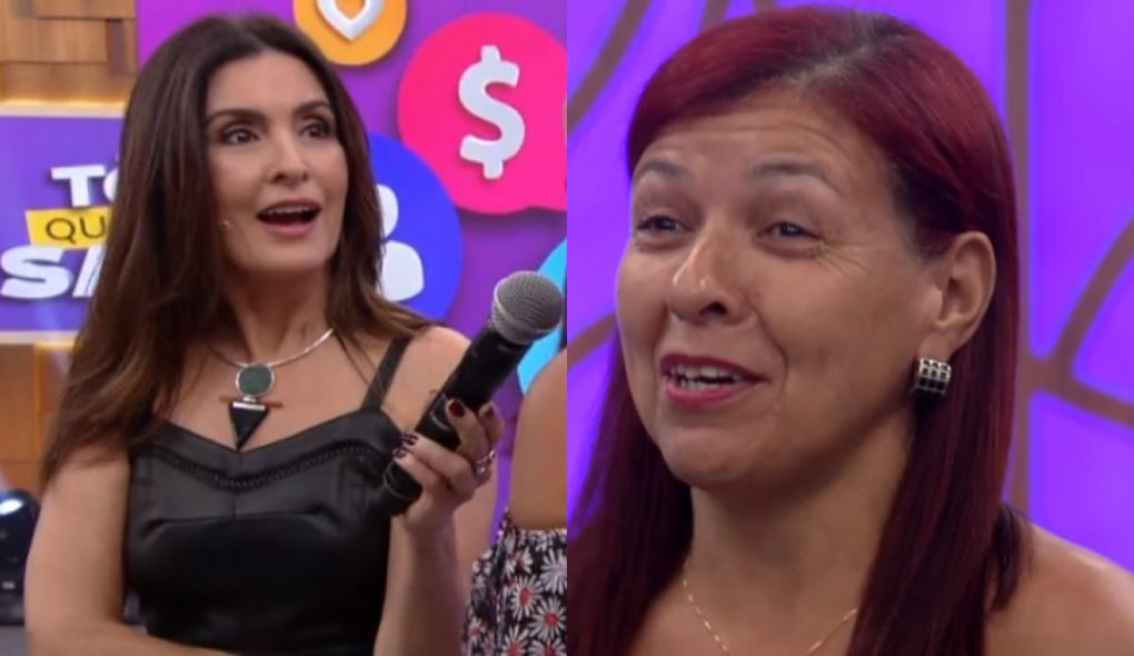 Mulher da plateia do Encontro revelou ter mentido para o marido