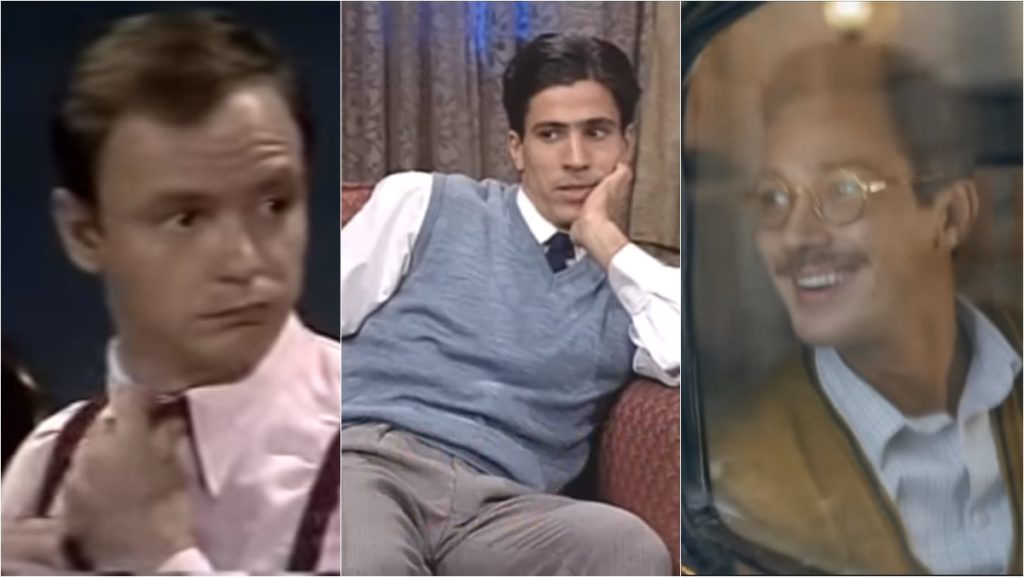 Os intérpretes de Julinho em três versões de Éramos Seis