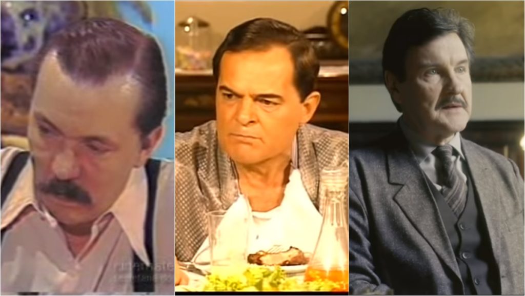 Os intérpretes de Júlio em três versões de Éramos Seis
