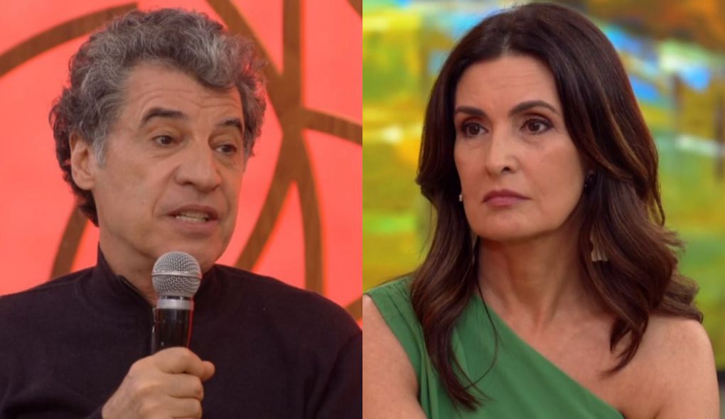 Paulo Betti e Fátima Bernardes no Encontro