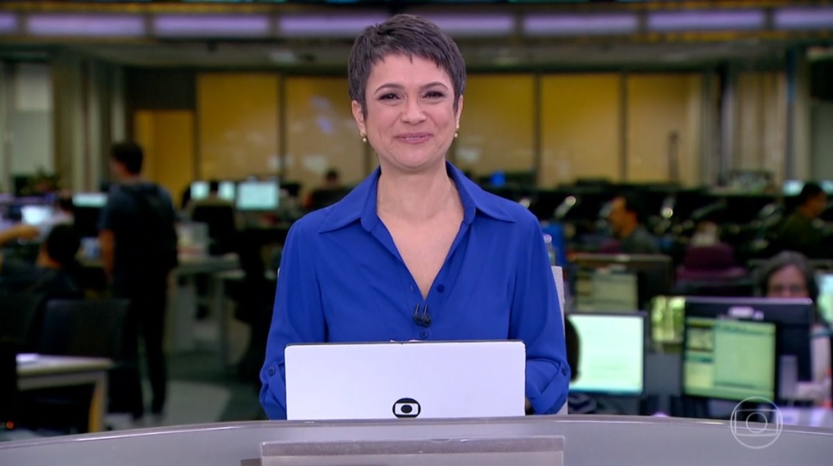 Sandra Annenberg no Jornal Hoje