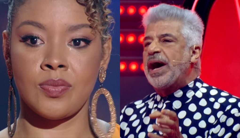 Tamires Santana e Lulu Santos no The Voice Brasil