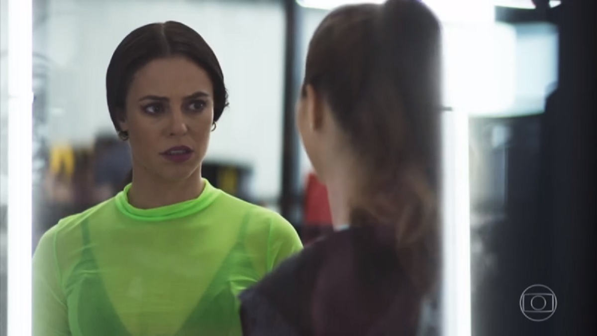 Vivi (Paolla Oliveira) e Fabiana (Nathalia Dill), de A Dona do Pedaço