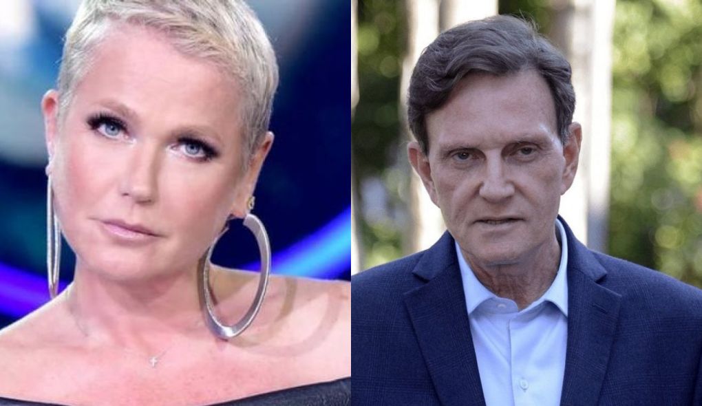 Xuxa e o prefeito do Rio de Janeiro, Marcelo Crivella