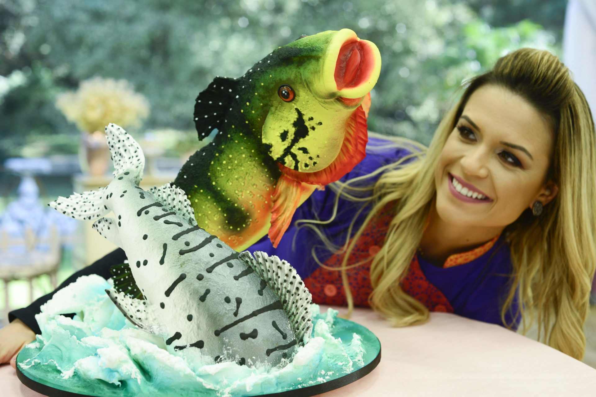 Beca Milano no Bake Off Brasil.