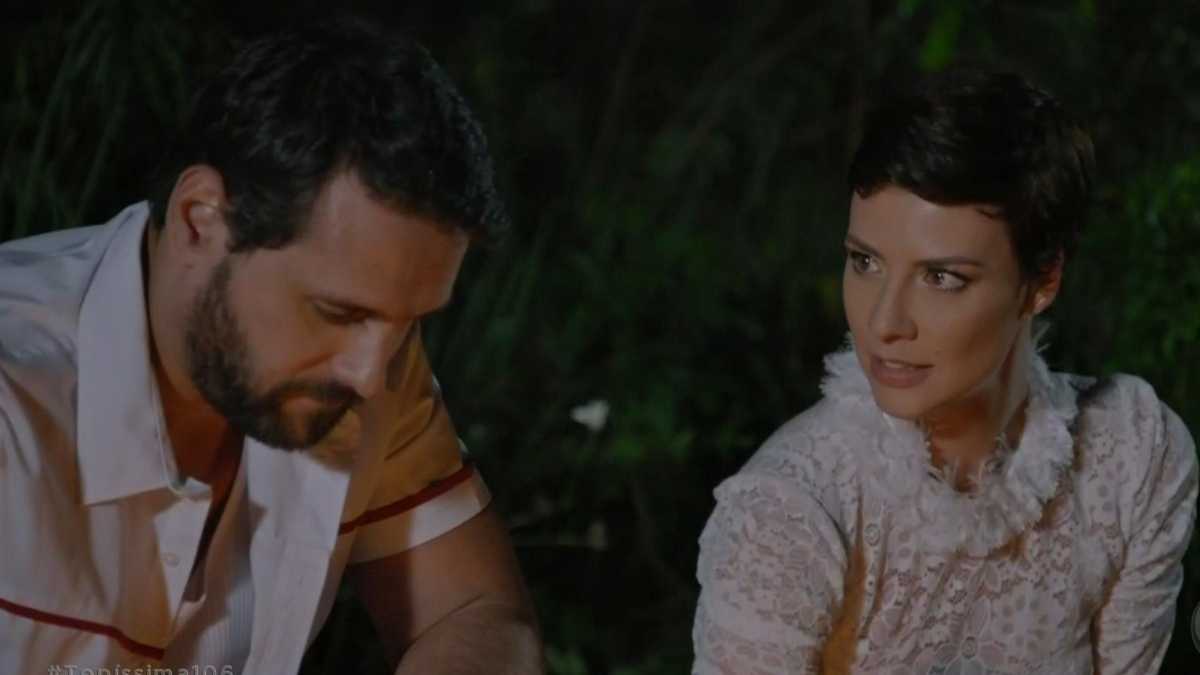 Antonio (Felipe Cunha) e Sophia (Camila Rodrigues) em Topíssima