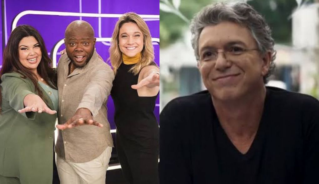 Apresentadores do Se Joga e Boninho