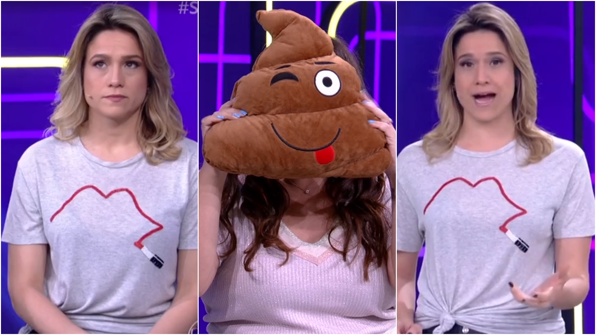 Assunto cocô e Fernanda Gentil de roupa repetida faz Se Joga amargar baixos índices de audiência (Reprodução: TV Globo)