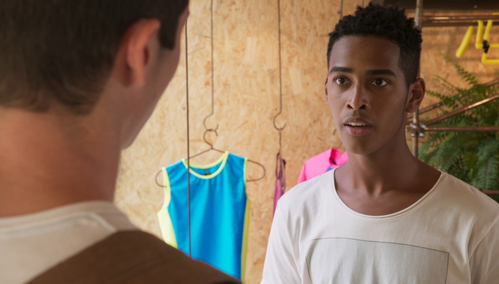 Beto (John Buckley) e Serginho (João Pedro Oliveira) em Malhação