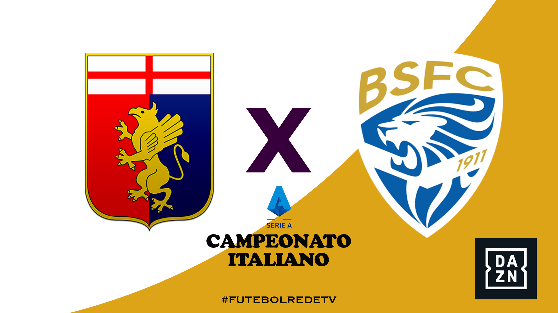 Genoa x Brescia pelo Campeonato Italiano.