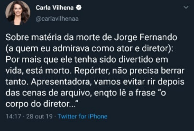 Carla Vilhena falou sobre Maju