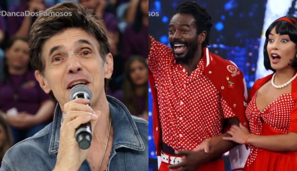 Ciro Barcelos e Jonathan Azevedo na Dança dos Famosos