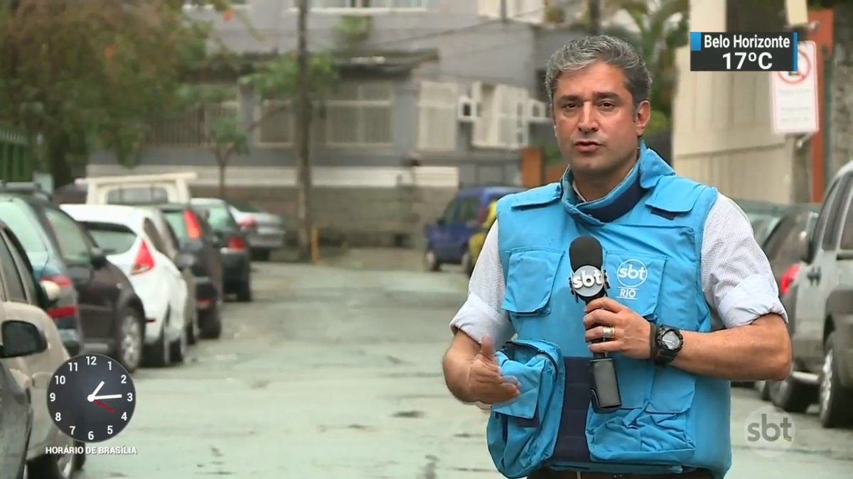 Sid Marcus, repórter do SBT: jornalista foi demitido nesta quarta-feira (Reprodução/SBT)
