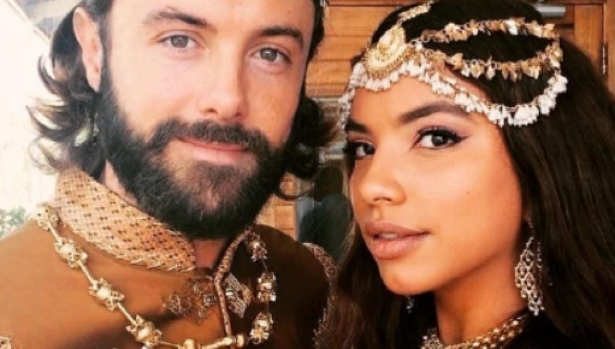 Gabriela Moreyra e Kayky Brito como Shamiran e Evil-Merodaque em O Rico e Lázaro (Reprodução / Record TV)