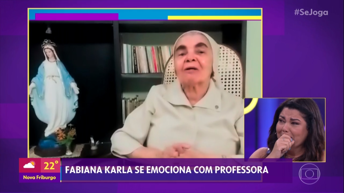 Fabiana Karla chora no Se Joga