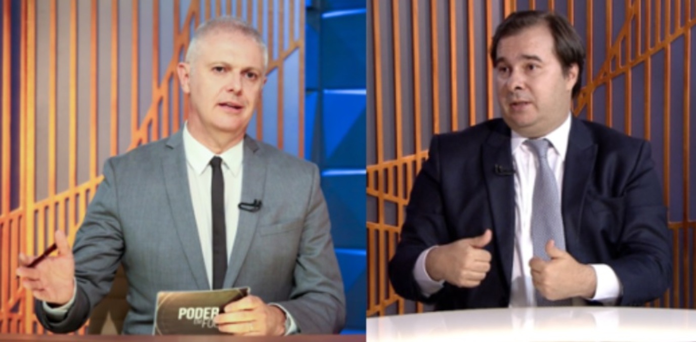 Fernando Rodrigues e Rodrigo Maia no Poder em Foco
