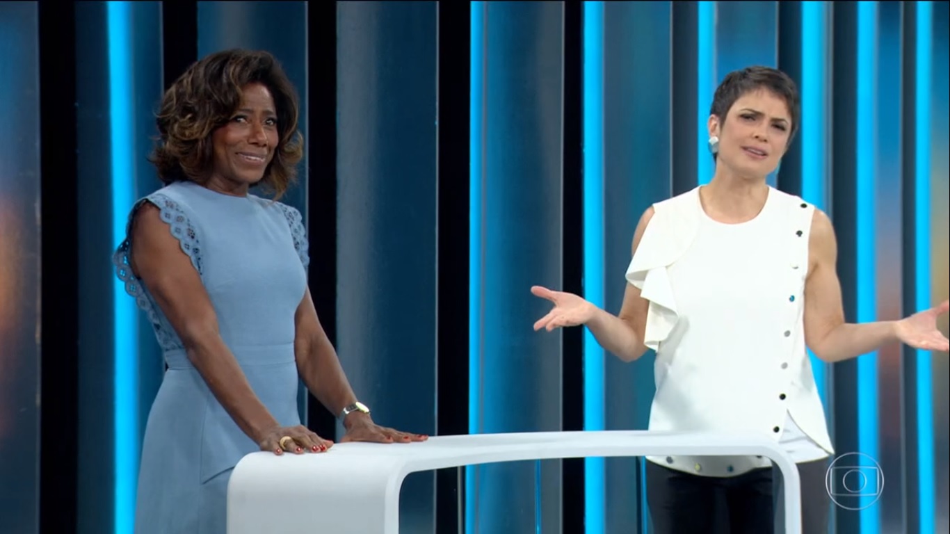 Gloria Maria e Sandra Annenberg no Globo Repórter