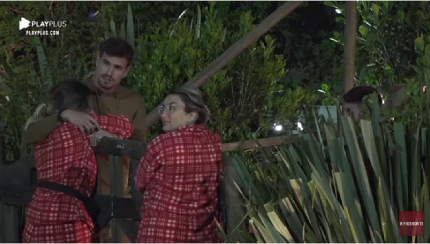 Guilherme, Tati e Thayse em A Fazenda 11