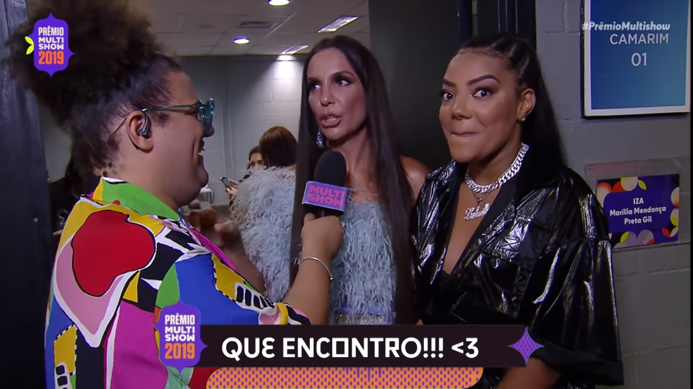 Ivete Sangalo e Ludmilla no Prêmio Multishow