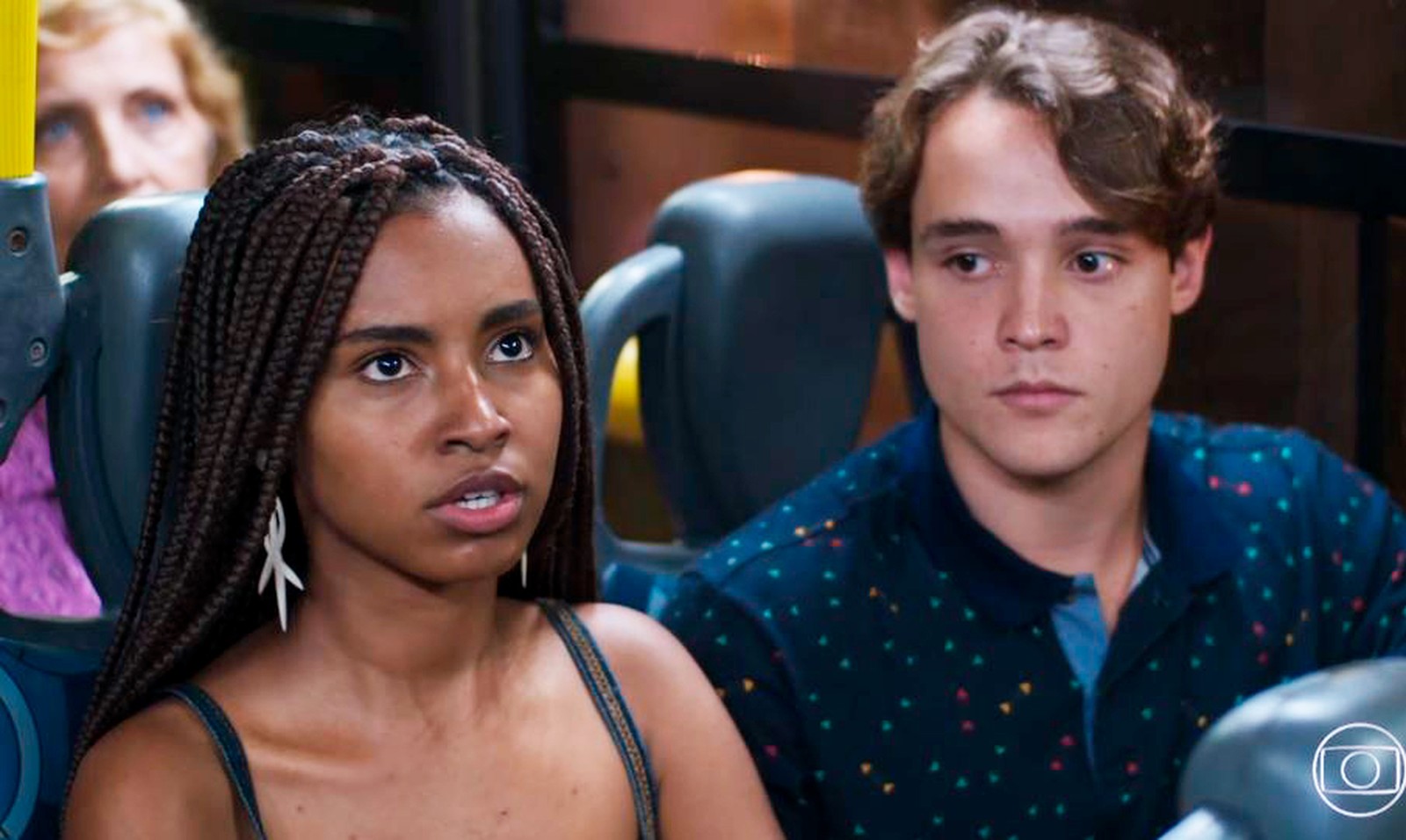 Jaqueline (Gabz) e Thiago (Danilo Maia) em Malhação