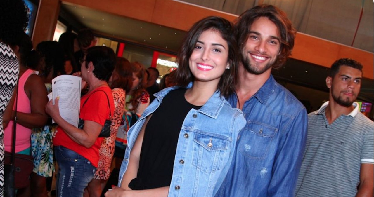 Letícia Almeida quando namorava com Pablo Moraes: eles vão contracenar em novela bíblica da Record TV (AgNews)