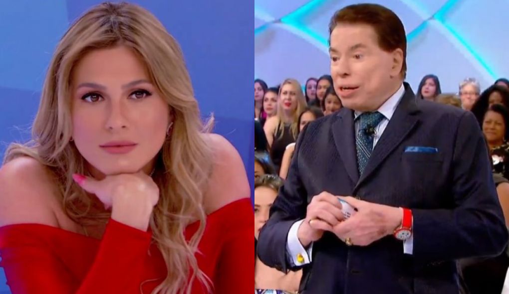 Lívia Andrade e Silvio Santos