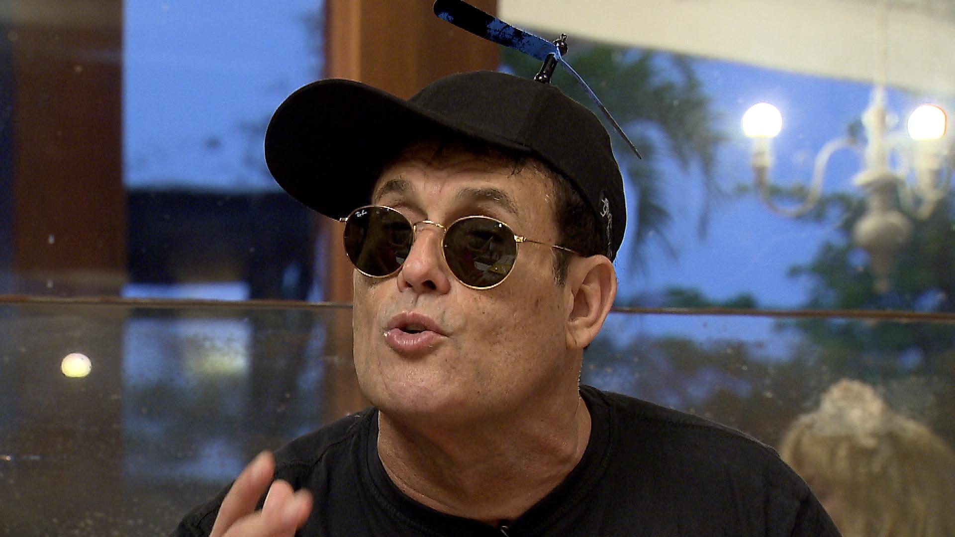 Sérgio Mallandro no Domingo Show (Divulgação / Record TV)